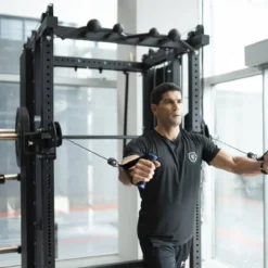 Smith Machine Multifonctionnelle B500 PRO - Machine Smith Commerciale à Double Poulie + Rack