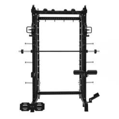 Smith Machine Multifonctionnelle B500 PRO - Machine Smith Commerciale à Double Poulie + Rack