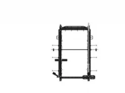 Smith Machine Multifonctionnelle B500 PRO - Machine Smith Commerciale à Double Poulie + Rack