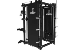 Smith Machine Multifonctionnelle B500 PRO - Machine Smith Commerciale à Double Poulie + Rack