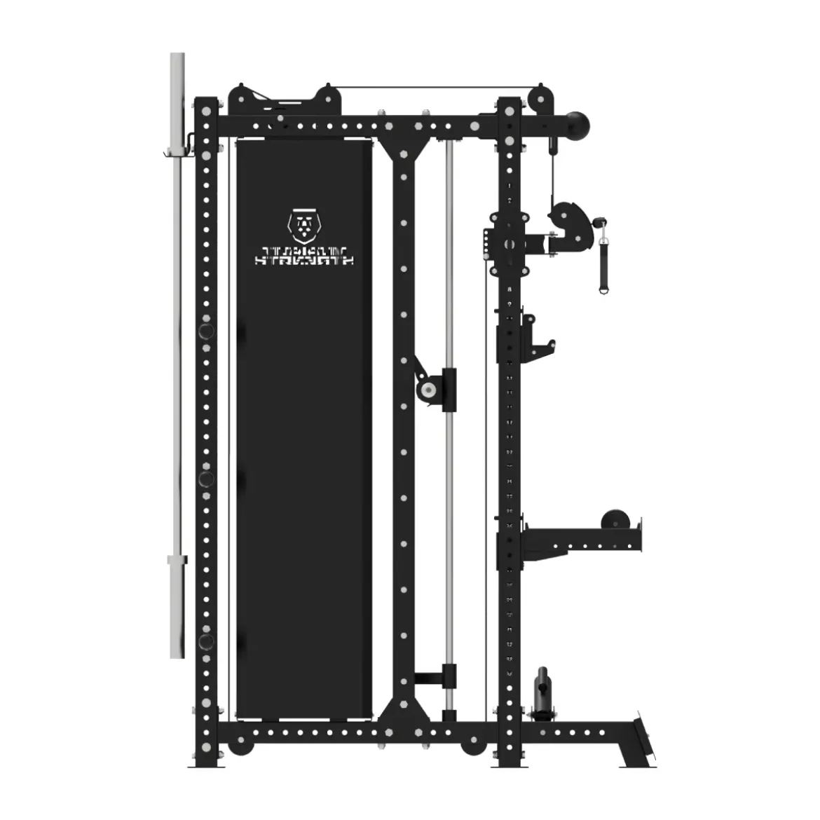Smith Machine Multifonctionnelle B500 PRO - Machine Smith Commerciale à Double Poulie + Rack