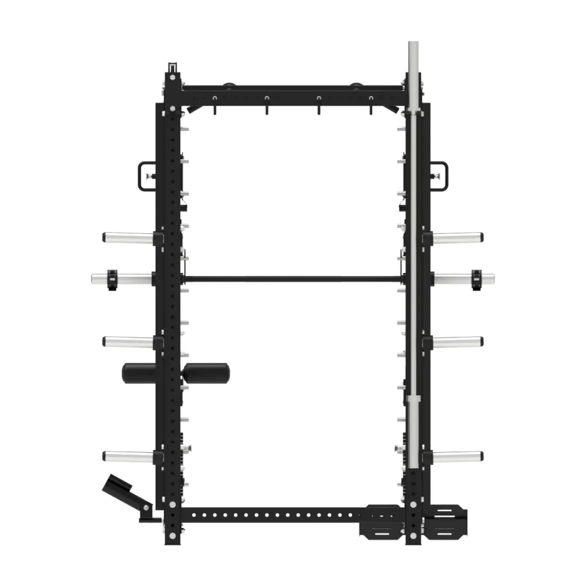 Smith Machine Multifonctionnelle B500 PRO - Machine Smith Commerciale à Double Poulie + Rack