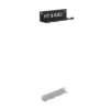 Stockage de 3 Barres Mural Vertical