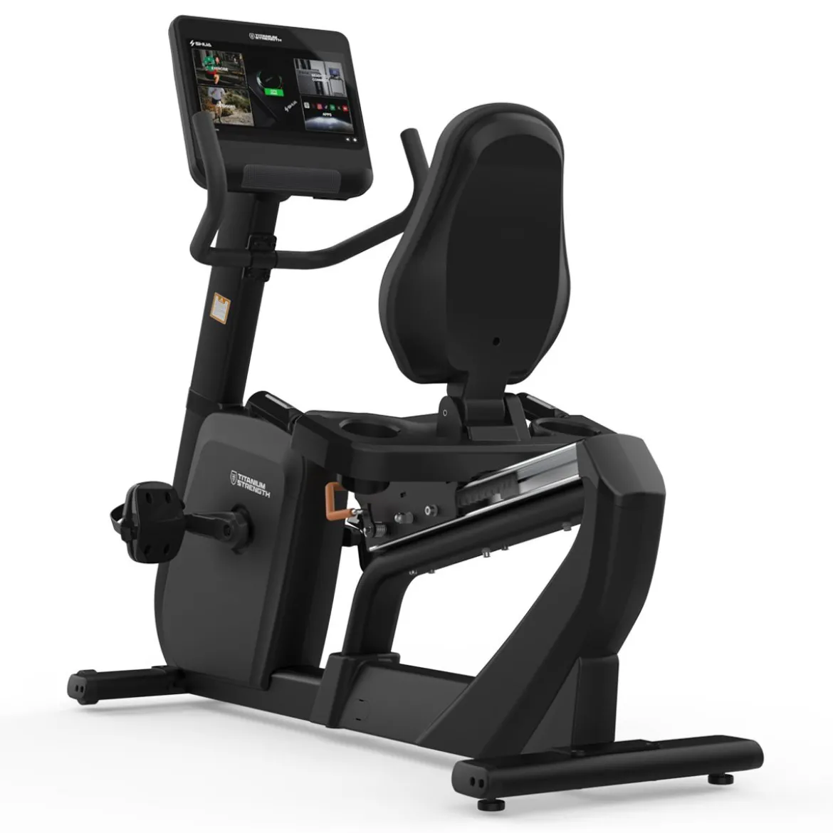 VÉLO D'EXERCICE SEMI-ALLONGÉ COMMERCIAL RB1100T AVEC ÉCRAN TACTILE DE 15,6”